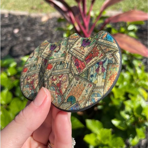 Tarot Cards Car Coaster Set | Witchy Coaster Set - Picture 4 of 14